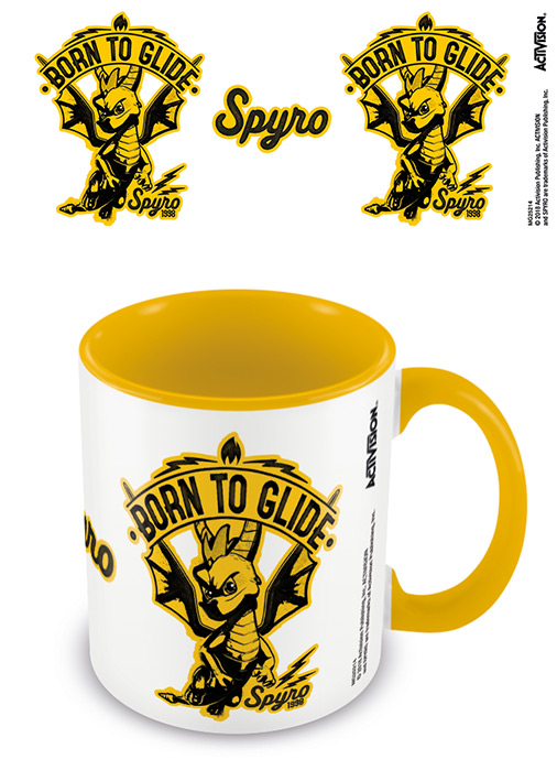 

Кружка Spyro: Born To Glide (Yellow Coloured Inner) (315 мл.)